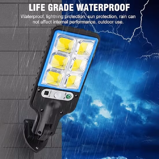 Solar Street Lights Outdoor Solar Lamp 3 Light Mode Waterproof Garden Patio Path Yard Motion Sensor Security Lighting