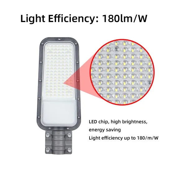 Intelligent AC Lamp Outdoor Security Garden LED Street Light 30W 50W 60W 100W 150W 200W Aluminum IP65 Waterproof for Road Parking Wall