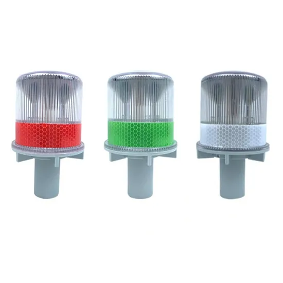 Solar LED Beacon Light Waterproof Blinking Amber LED Strobe Flash Security Solar Energy Warning Light 