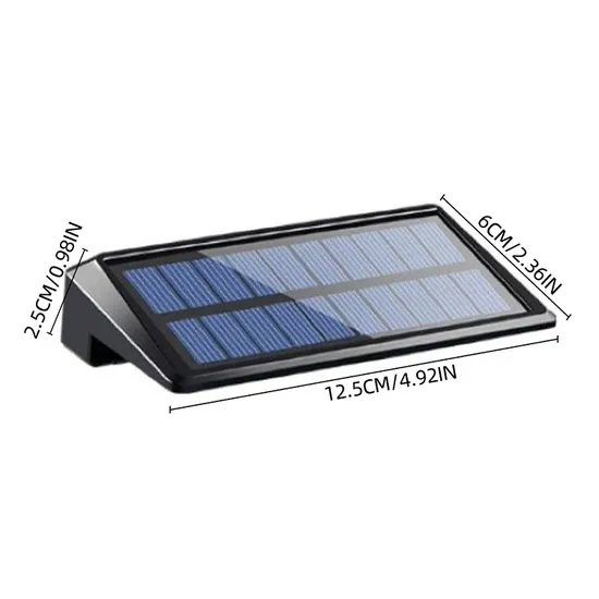 Outdoors Double Head Solar Powered Wall Light Security Lighting Solar Lamp 