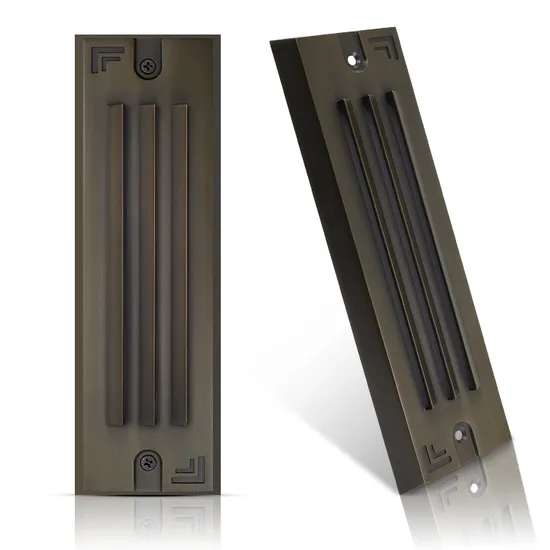 Flat Rectangular Hardwired Surface Mounted Waterproof Outdoor LED Stair Step Wall Light 