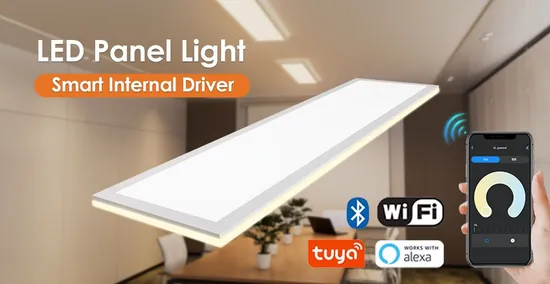 Smart LED Panel 60X60 60X120 30X120 LED Panel Lighting Support CCT Adjustment and RGB Ambient Light CE Certificate 