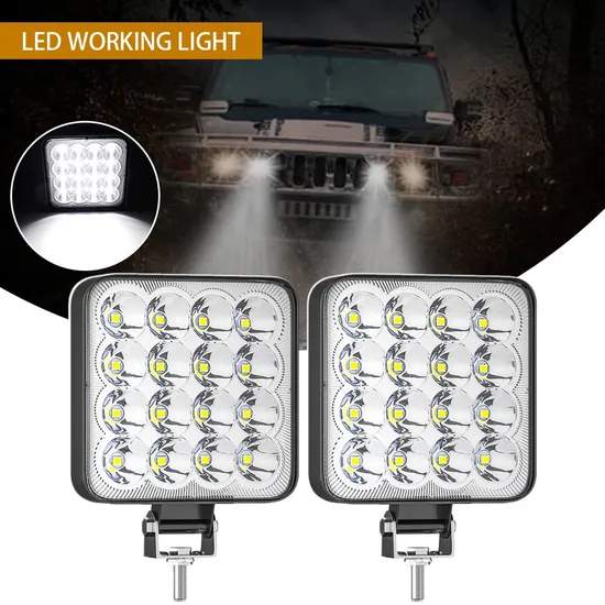 Spot Flood 18W 27W 48W 72W Vehicle 12/24V 45W 50W 51W 60W 80W 100W 120W LED Work Light 90 Watts 