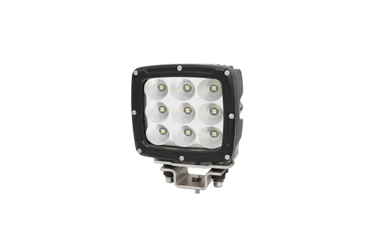 Square 6in 90W Flood LED Construction Work Light for Mining Heavy Duty Offroad 