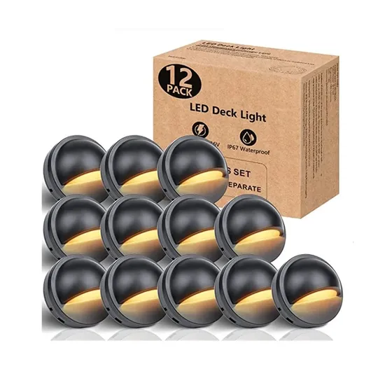 Professional Product Step Stair Wall Surface Mounted SMD Step Light 2.5W LED Wall Fence Deck Lamp for Outdoor Garden Decoration 