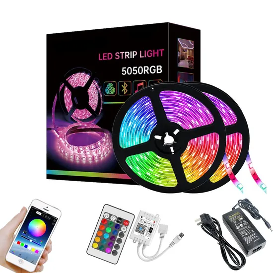 RGB Neon Strip Lights Kit IP67 Home Decoration 12V TV Background Ribbon 2 M 5 M Smart APP WiFi Remote Control Flexible 5050 LED Strip Light 